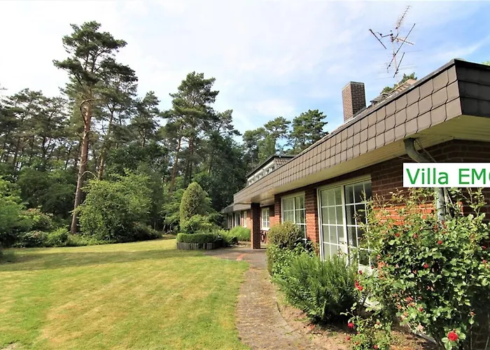 Villa Emg Nah Hannover Mit Pool, Kamin, Garten, Teich, Wald, Partyraum Fuer Familien Gruppen Bis 22 Personen *